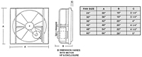 Belt Drive 600/700 Series Commercial Exhaust Panel Fans - 2